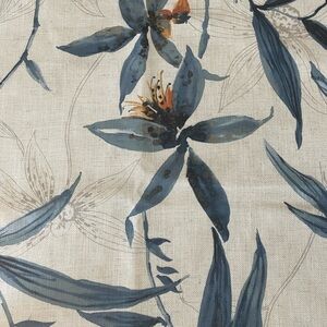 Wesley Hall GETTY INDIGO fabric and drapery.